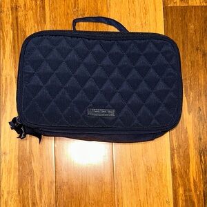 Vera Bradley Quilted Navy Organizer